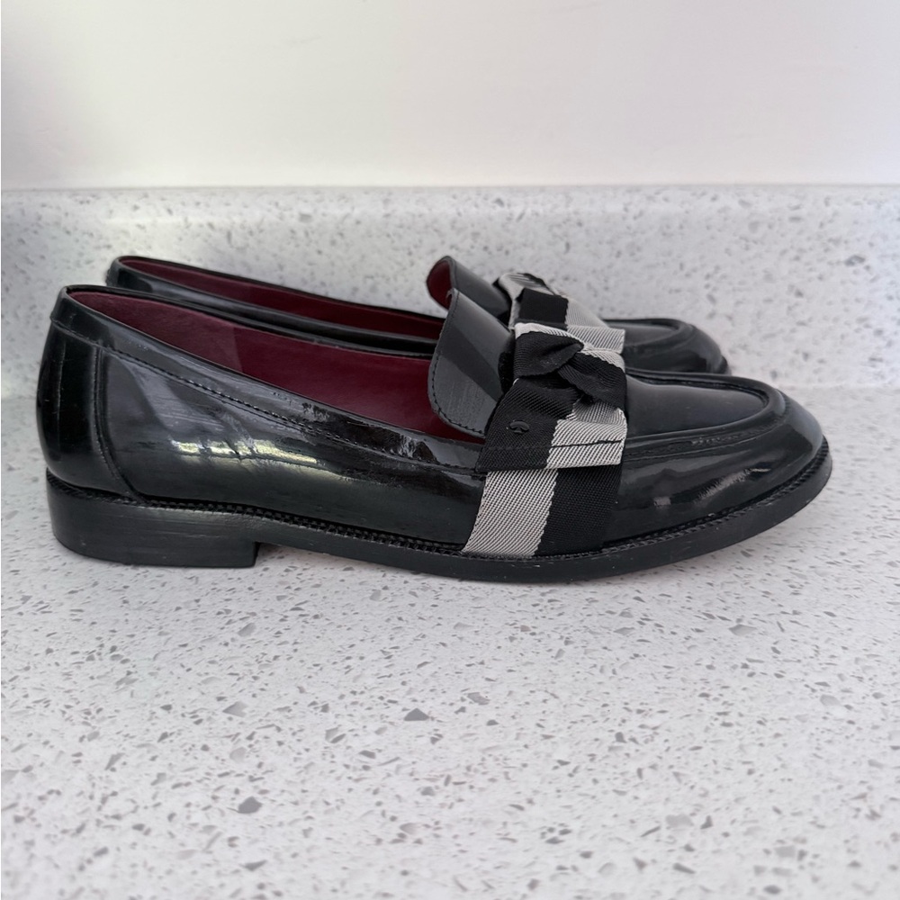 Kate Spade Black multi Loafer. Leandra. Size 8